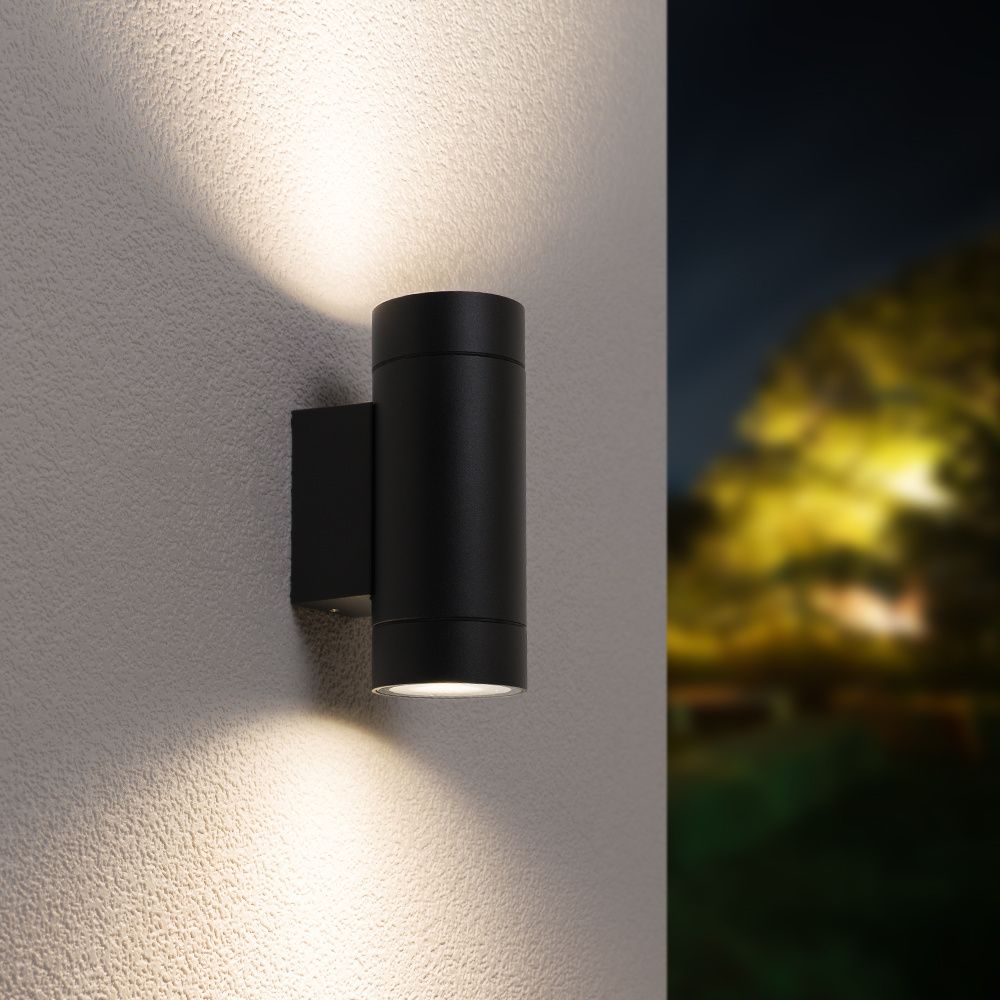 LED buitenverlichting aan een gevel
