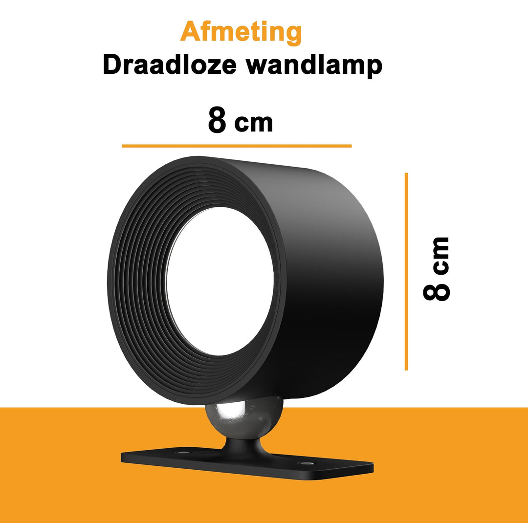Luminize Wandlamp Rond Dimbaar 3W 330lm 2700K-5700K