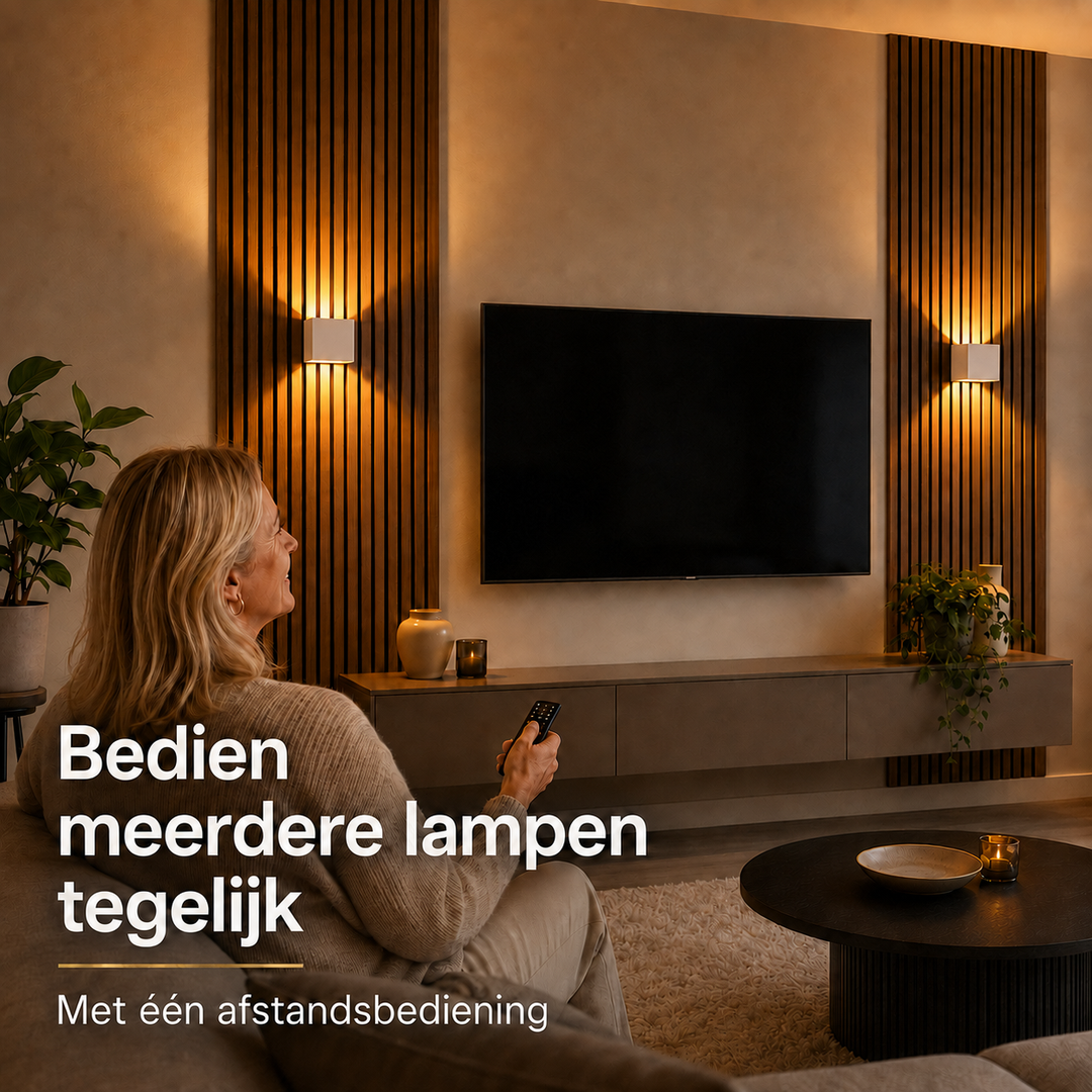Luminize Wandlamp Kubus Dimbaar Oplaadbaar 3W 330lm 2700K