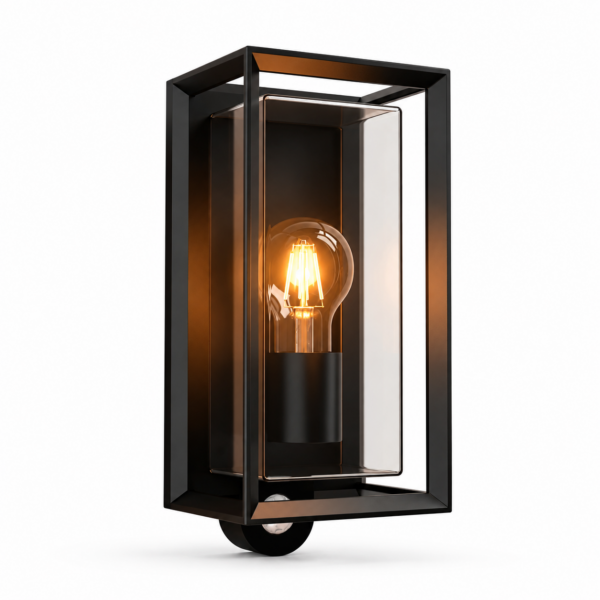 Luminize Buitenlamp Open Frame IP44 15W E27 Zwart