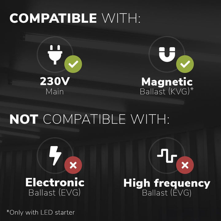 Intoled LED TL Buis IP20 30W 4800lm 6000K G13 150cm
