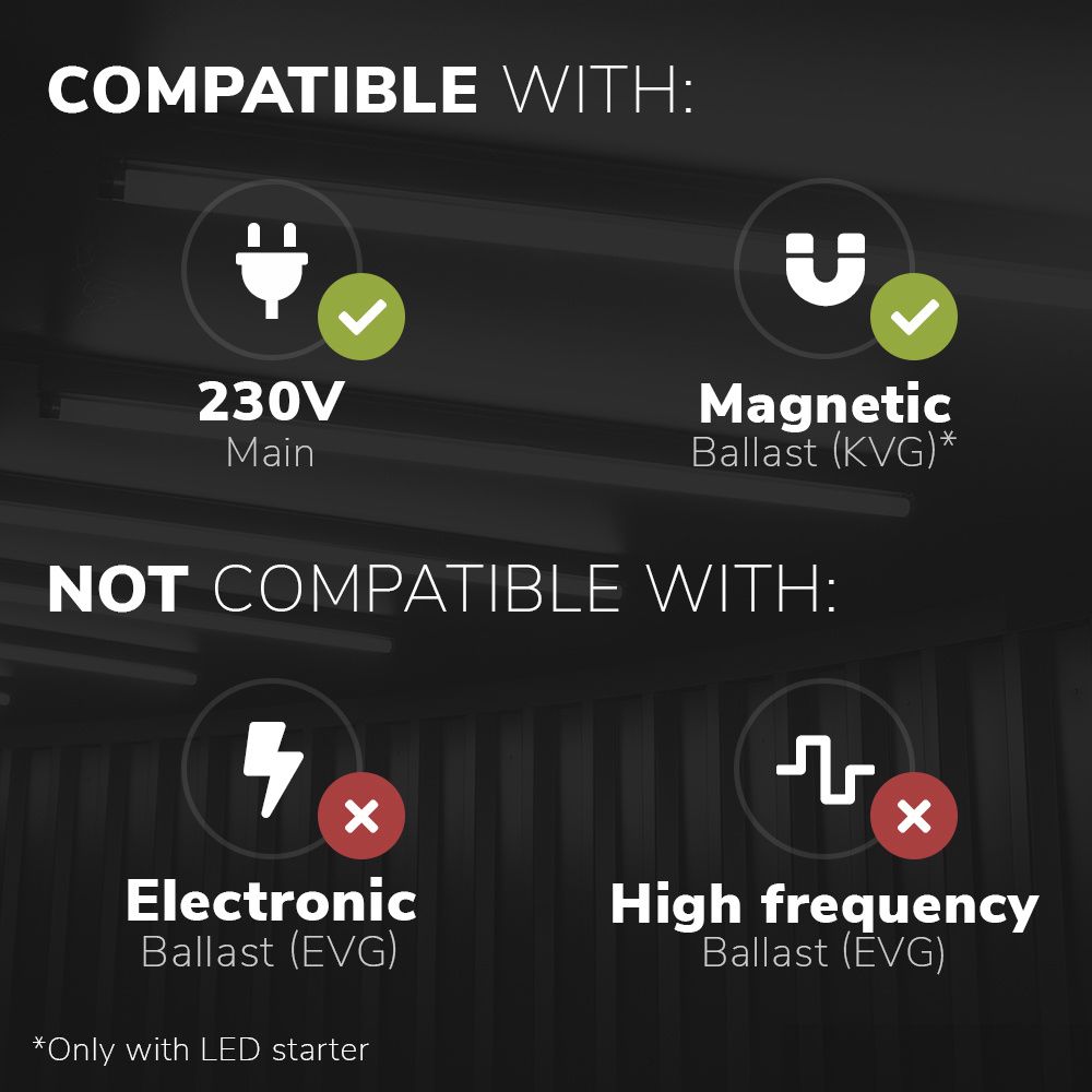 Intoled LED TL Buis IP20 30W 4800lm 4000K G13 150cm