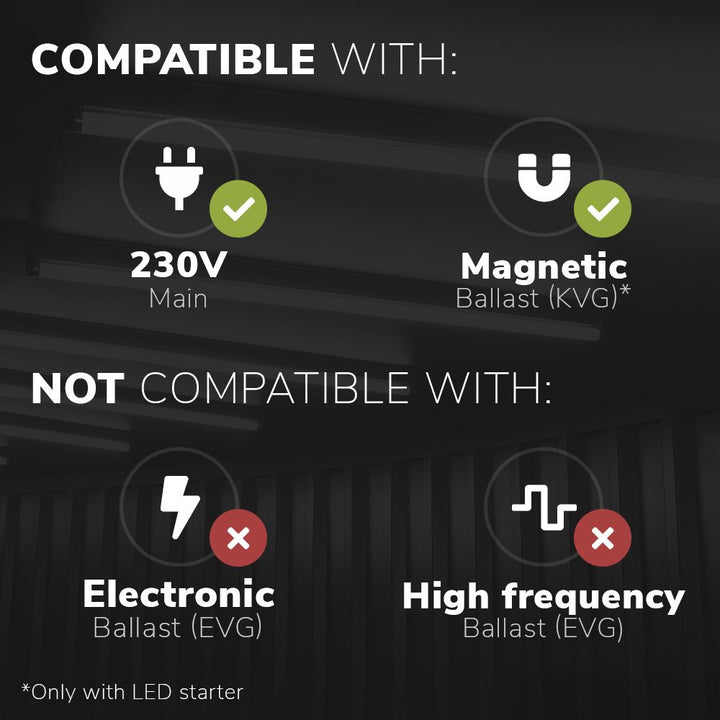 Intoled LED TL Buis IP20 30W 4800lm 4000K G13 150cm