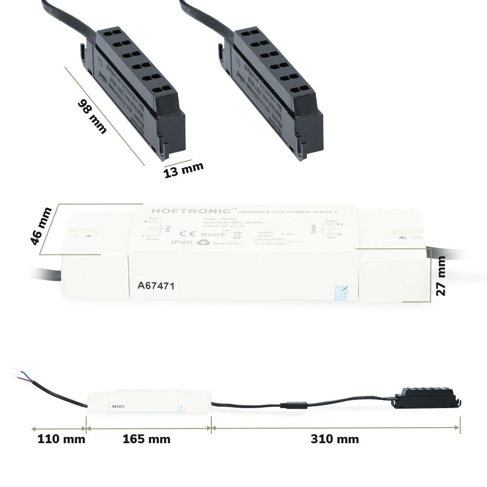 Hoftronic Granada LED Inbouwspot Kantelbaar IP44 3W 200lm 2700K RVS 10-Lichts