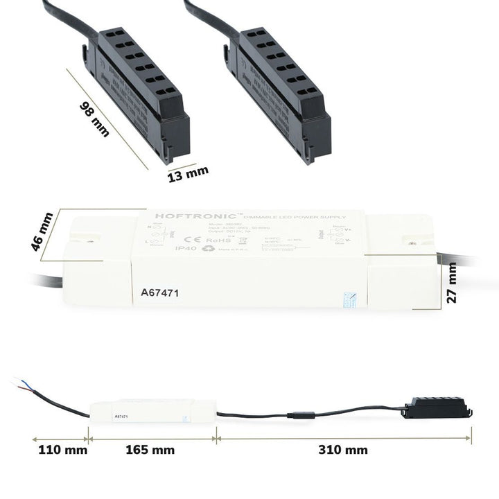 Hoftronic Granada LED Inbouwspot Kantelbaar IP44 3W 200lm 2700K RVS 10-Lichts