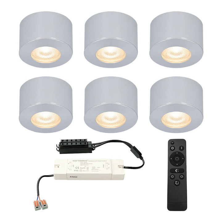 Hoftronic Navarra Mini LED Opbouwspot IP44 3W 200lm 2700K 12V