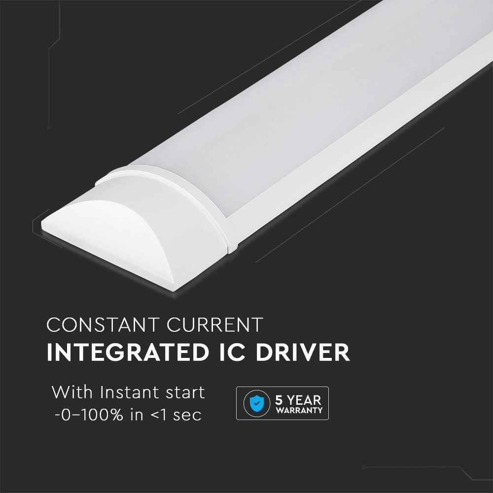 Hoftronic LED Batten IP20 40W 4800lm 4000K 120cm
