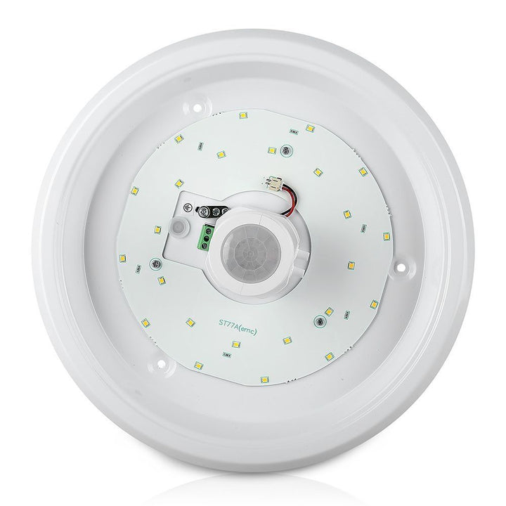 V-TAC LED Plafonniere met Sensor IP20 12W 900lm 6400K Ø29cm