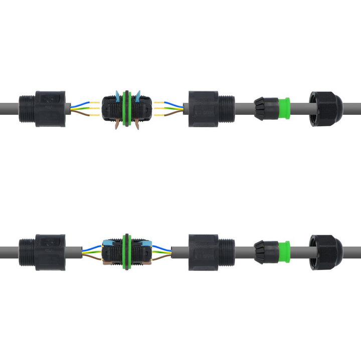 Hoftronic Kabelverbinder IP68 Waterdicht 4-12mm Set van 5