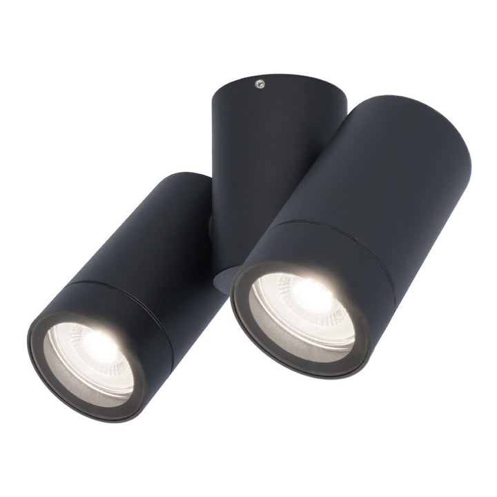 Hoftronic Silva LED Plafondspot Kantelbaar IP65 8W 690lm 6500K Zwart
