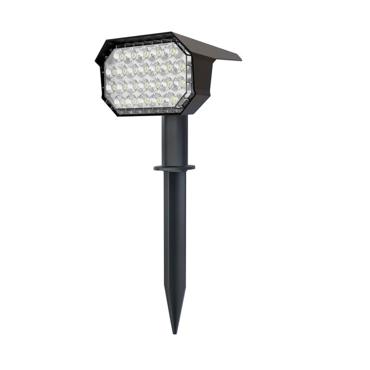 Hoftronic Kate Solar LED Prikspot Kantelbaar IP65 0.8W 100lm 3000K 2-Pack