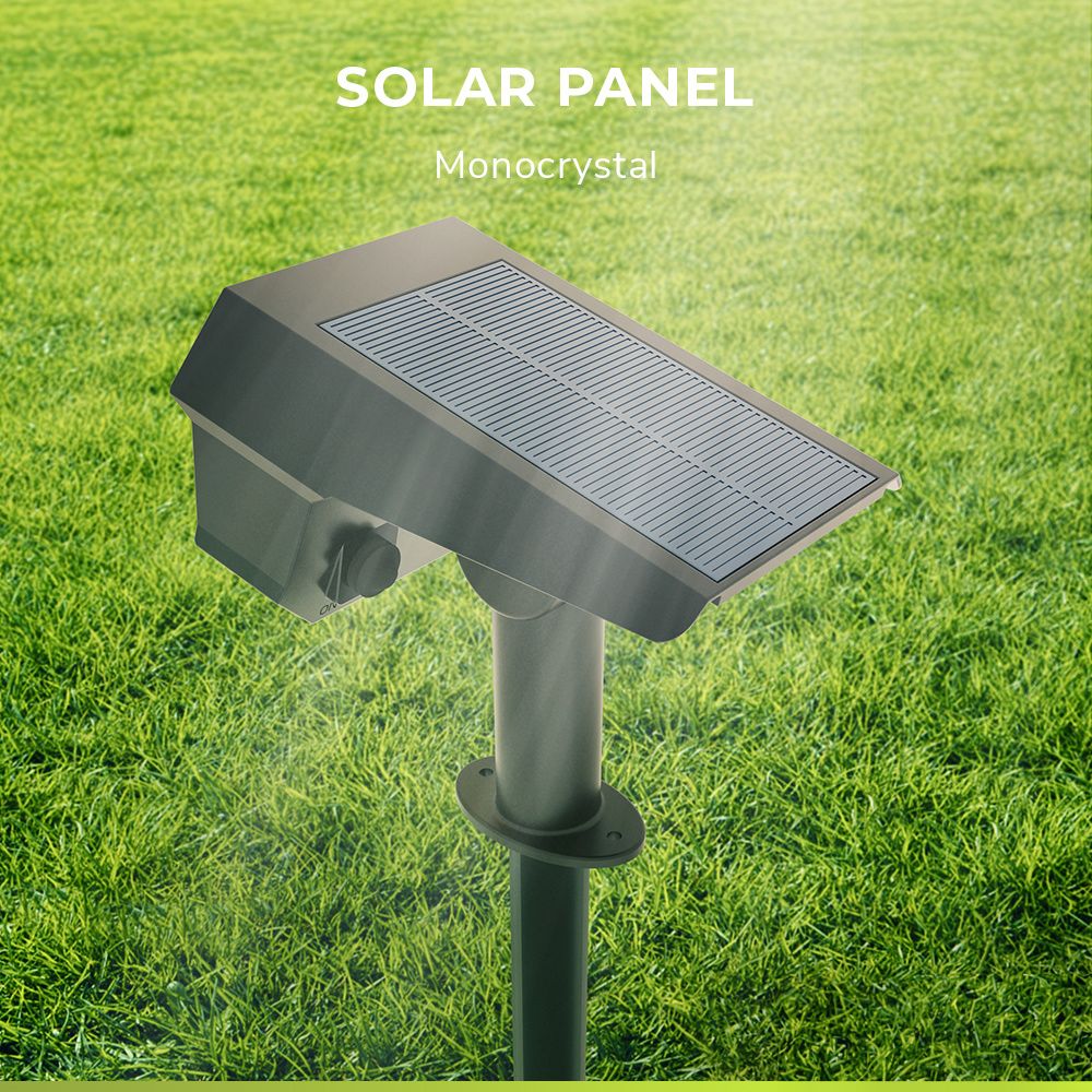Hoftronic Kate Solar LED Prikspot Kantelbaar IP65 0.8W 100lm 3000K 2-Pack