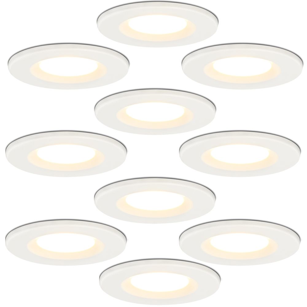 Hoftronic Venezia LED Inbouwspot IP65 6W 650lm 2700K 10-Pack