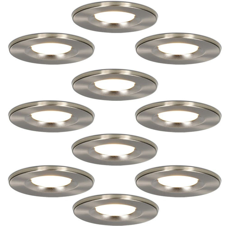 Hoftronic Venezia LED Inbouwspot Kantelbaar IP65 6W 650lm 2700K RVS