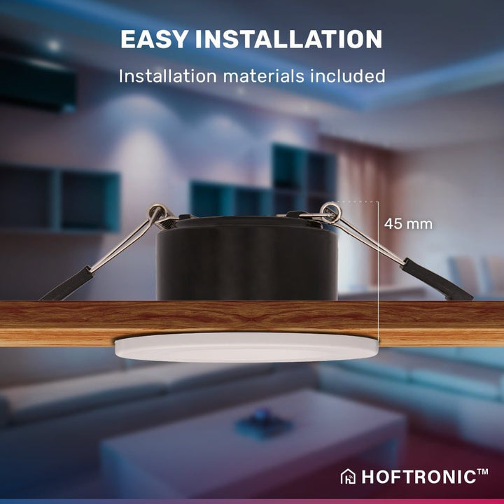 Hoftronic Smart Venezia Smart LED Inbouwspot IP65 6W 450lm RGBWW Wit 10-Pack