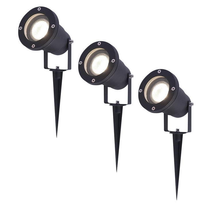 V-TAC LED Prikspot Kantelbaar IP65 GU10 Zwart