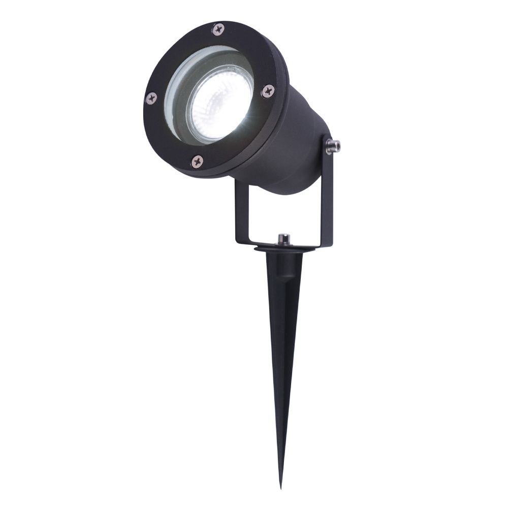 V-TAC LED Prikspot Kantelbaar IP65 4W 345lm GU10 Zwart