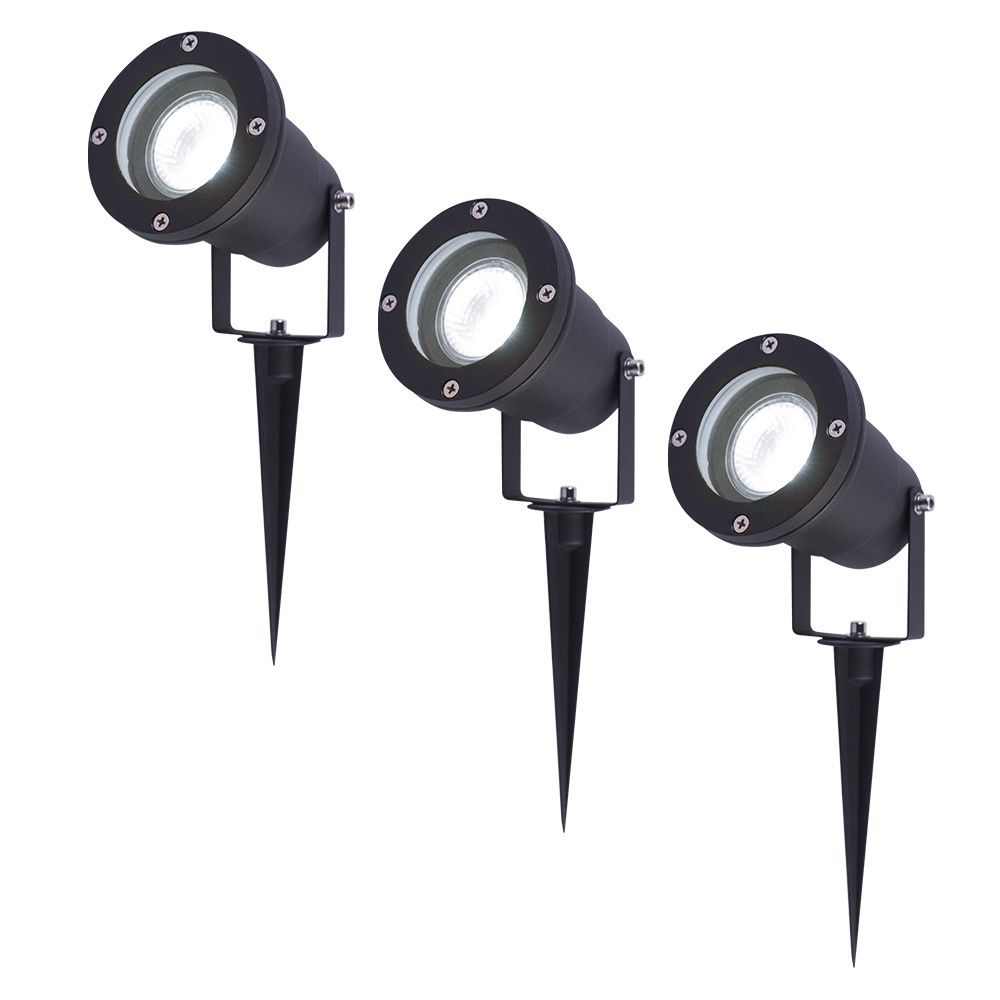 V-TAC LED Prikspot Kantelbaar IP65 4W 345lm GU10 Zwart