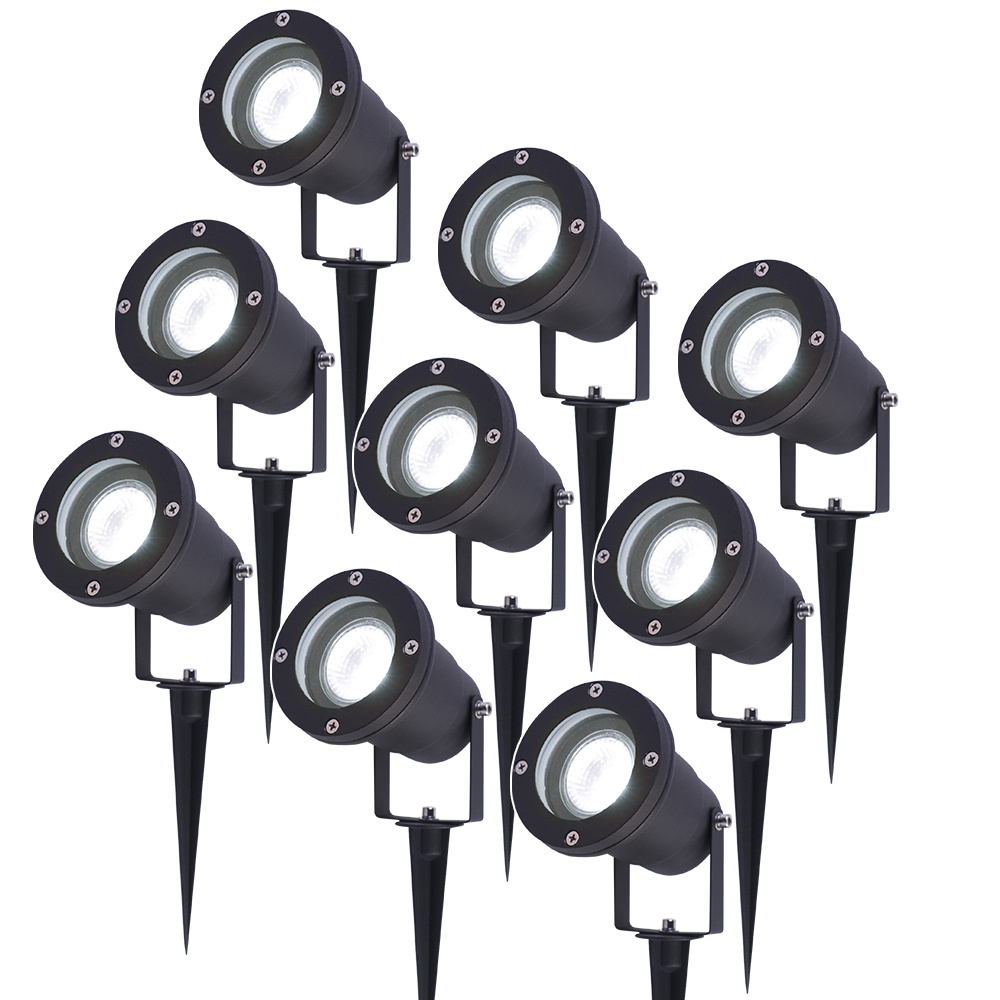 V-TAC LED Prikspot Kantelbaar IP65 GU10 Zwart