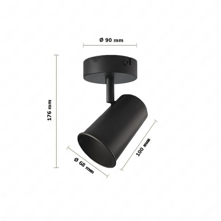 Hoftronic Riga LED Plafondspot Kantelbaar IP20 4W 345lm GU10