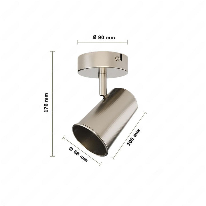 Hoftronic Riga LED Plafondspot Kantelbaar IP20 4W 345lm GU10