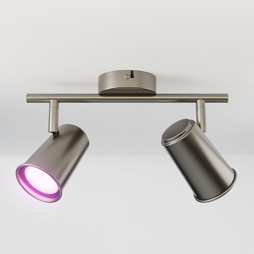 Hoftronic Smart Riga Smart LED Plafondspot Kantelbaar IP20 RGBWW GU10