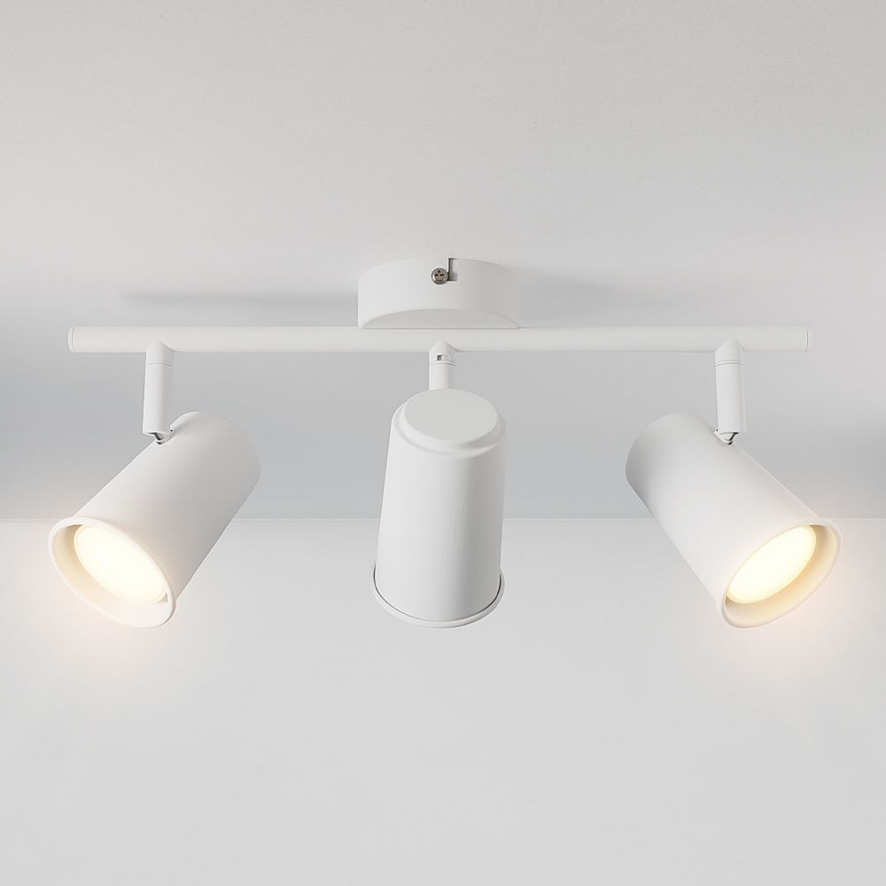 Hoftronic Riga LED Plafondspot Kantelbaar IP20 12W 1035lm 2700K GU10 Wit