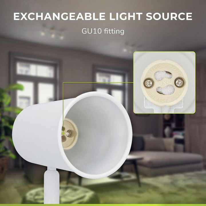Hoftronic Riga LED Plafondspot Kantelbaar IP20 12W 1035lm GU10
