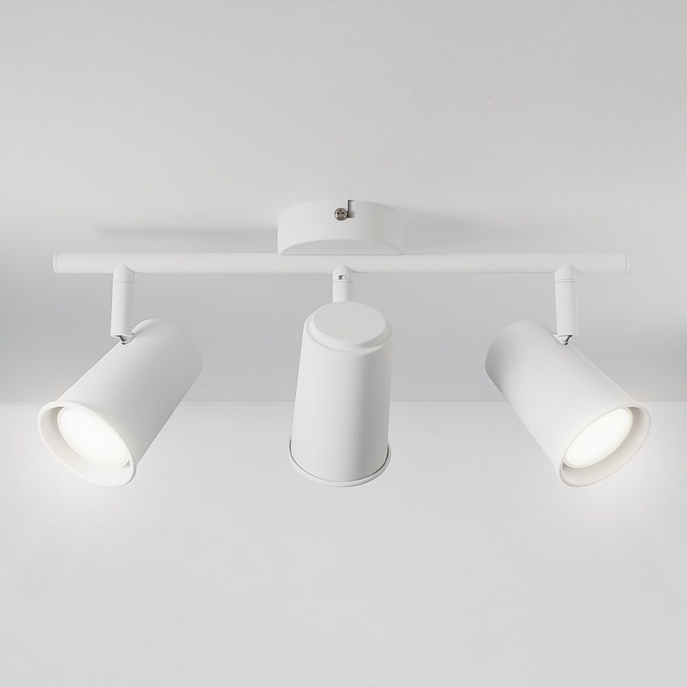 Hoftronic Riga LED Plafondspot Kantelbaar IP20 12W 1035lm 6500K 3-Lichts Wit