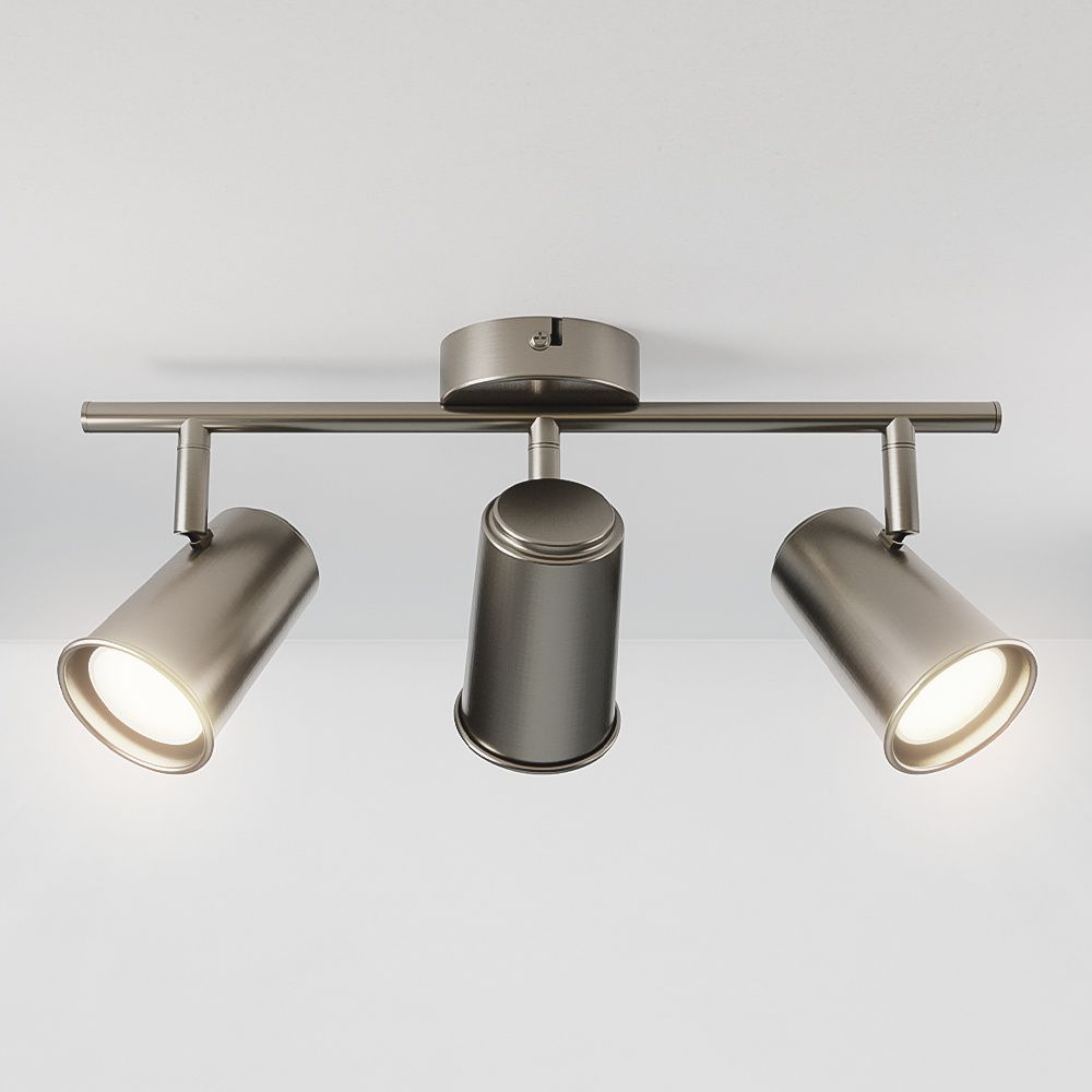 Hoftronic Riga LED Plafondspot Kantelbaar IP20 12W 1035lm 4000K GU10 RVS