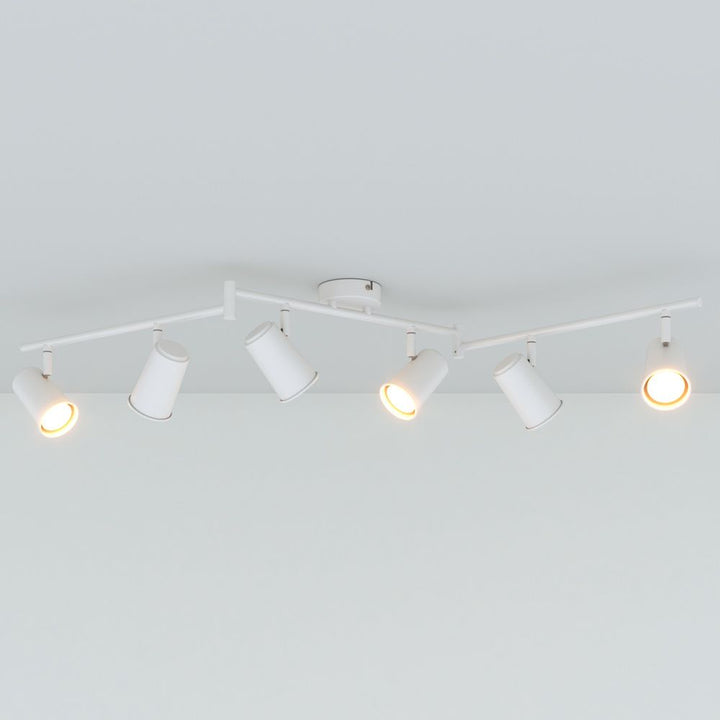 Hoftronic Riga LED Plafondspot Kantelbaar IP20 24W 2070lm 2700K GU10 Wit