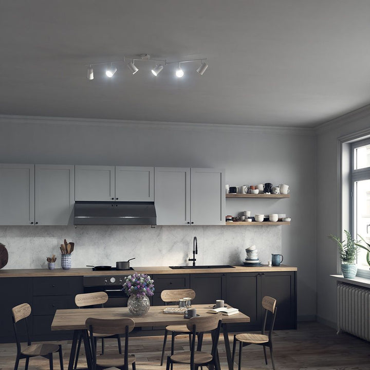 Hoftronic Riga LED Plafondspot Kantelbaar IP20 24W 2070lm 6500K GU10 Wit