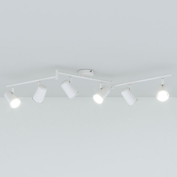 Hoftronic Riga LED Plafondspot Kantelbaar IP20 24W 2070lm 6500K GU10 Wit