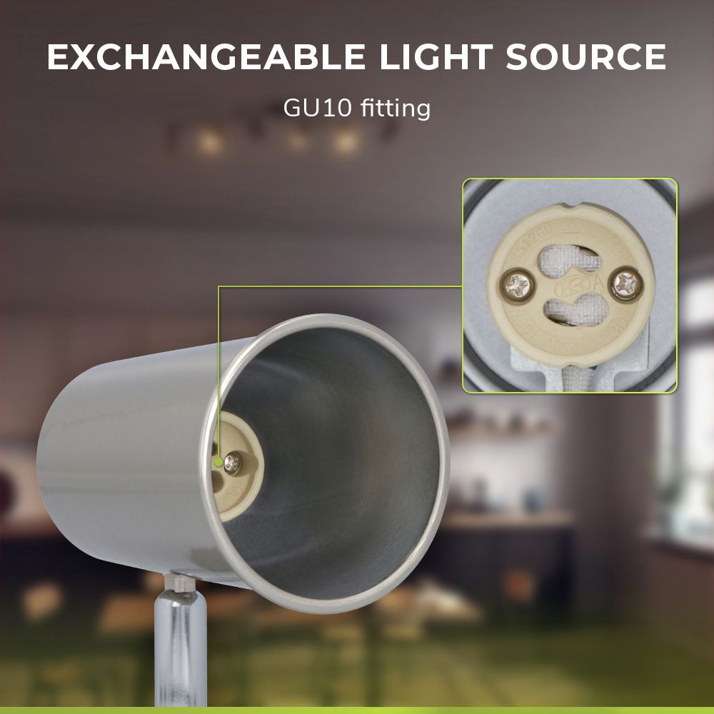 Hoftronic Riga LED Plafondspot Kantelbaar IP20 24W 2070lm GU10