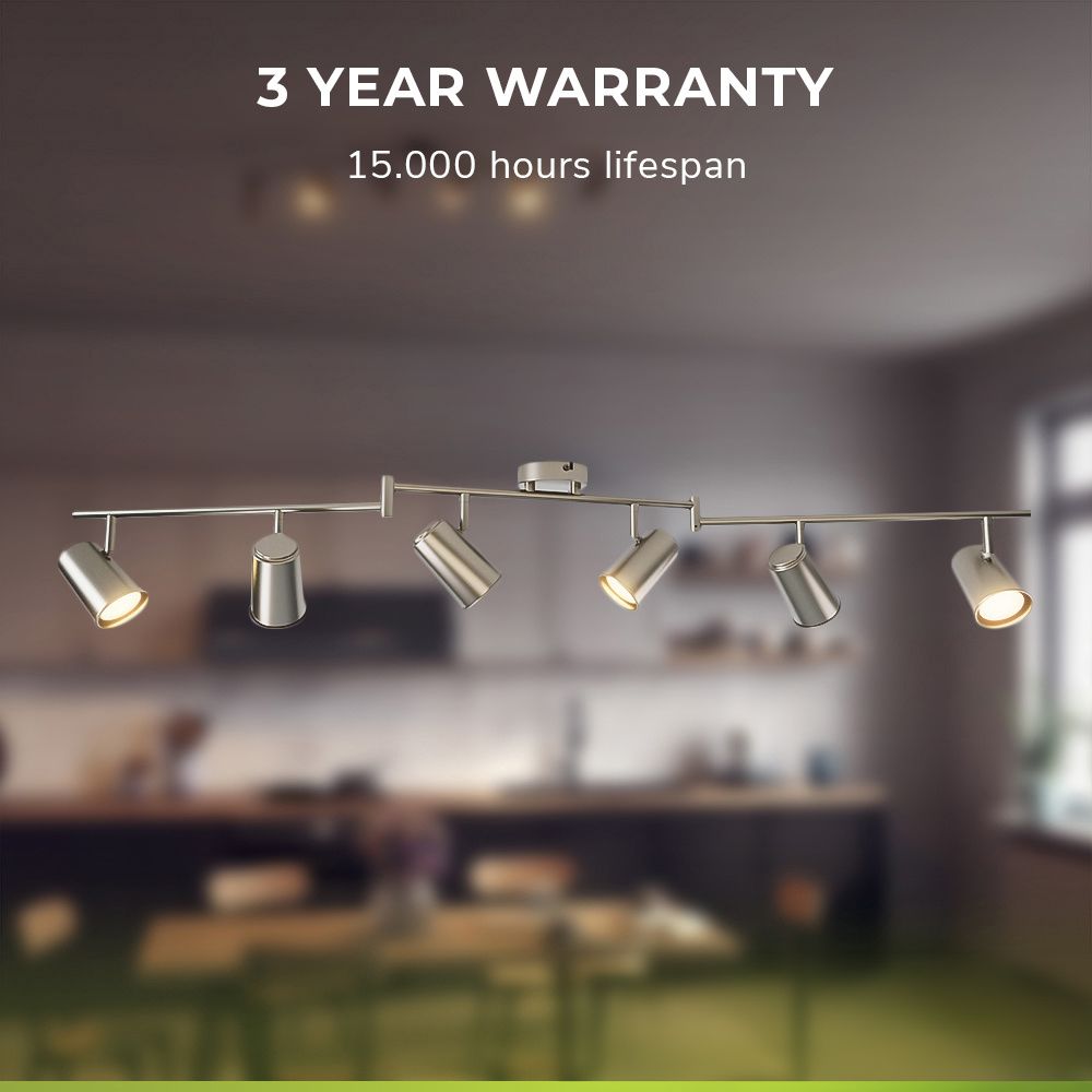 Hoftronic Riga LED Plafondspot Kantelbaar IP20 24W 2070lm GU10