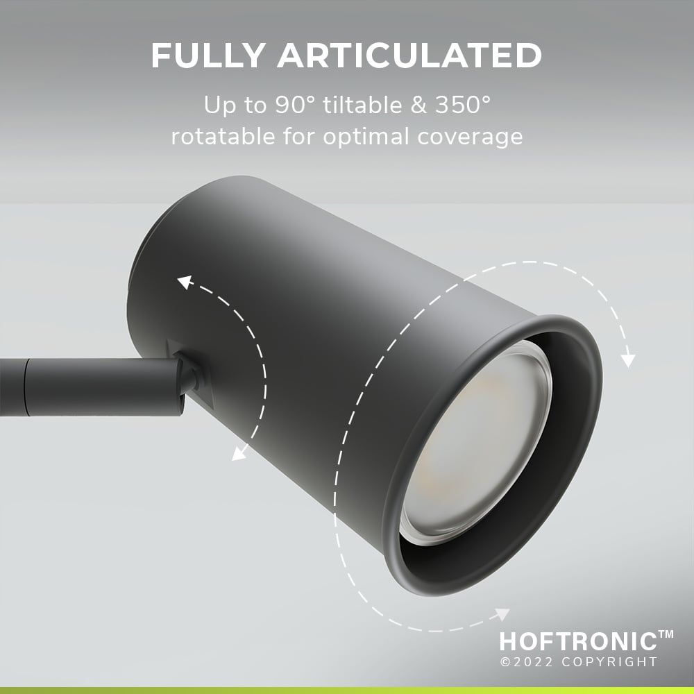 Hoftronic Riga LED Tafellamp Kantelbaar IP20 4W 345lm GU10