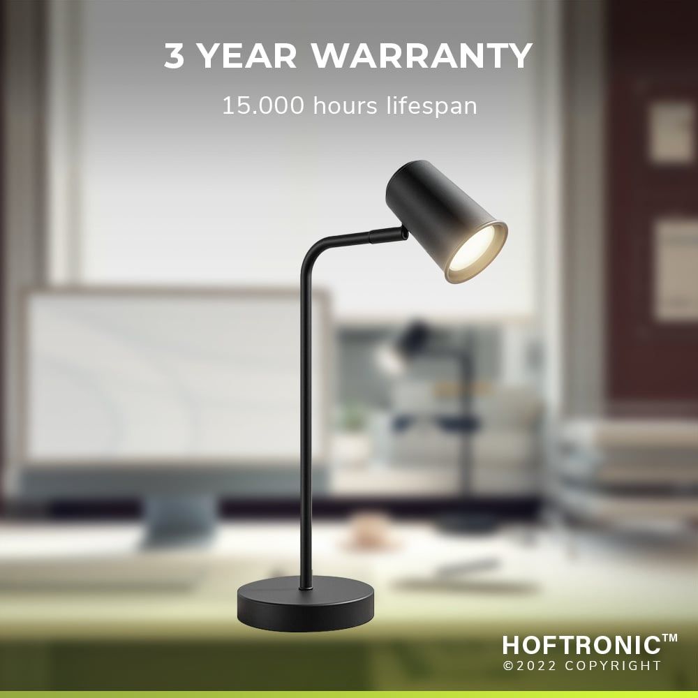 Hoftronic Riga LED Tafellamp Kantelbaar IP20 4W 345lm GU10