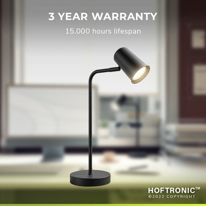 Hoftronic Riga LED Tafellamp Kantelbaar IP20 4W 345lm GU10