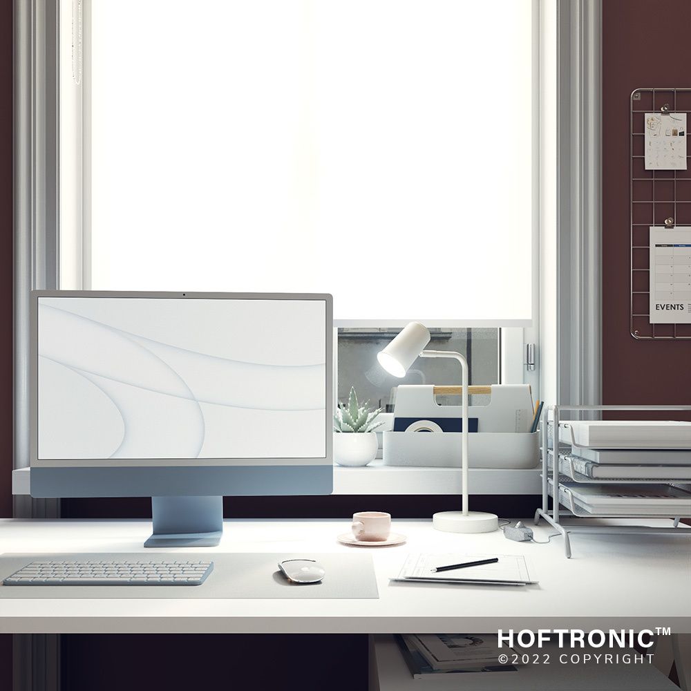 Hoftronic Riga LED Tafellamp Kantelbaar IP20 4W 345lm 6500K GU10 Wit