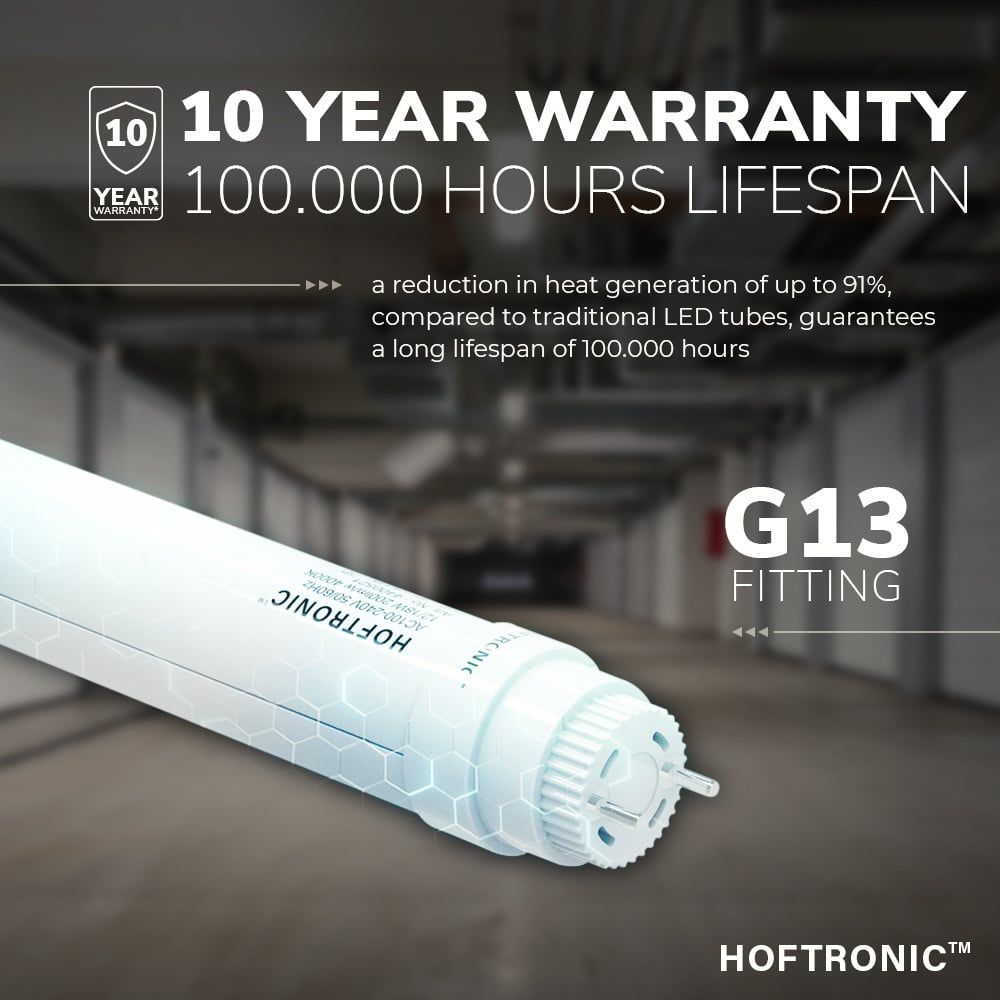Intoled LED TL Buis 120 cm IP20 15W 3000lm 6000K T8 G13