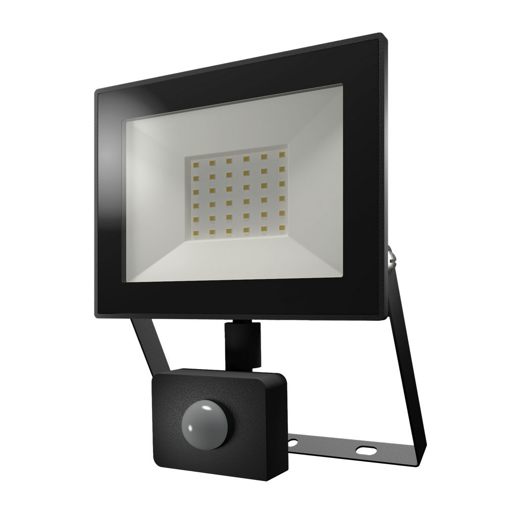 Hoftronic Lumos LED Breedstraler met Sensor IP65 30W 2830lm 4000K