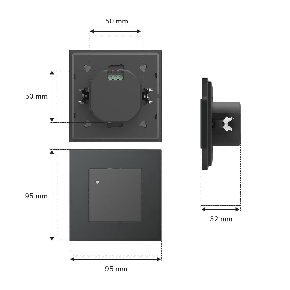 Hoftronic Microgolf Bewegingsmelder met Schemerschakelaar IP20 Inbouw 15m