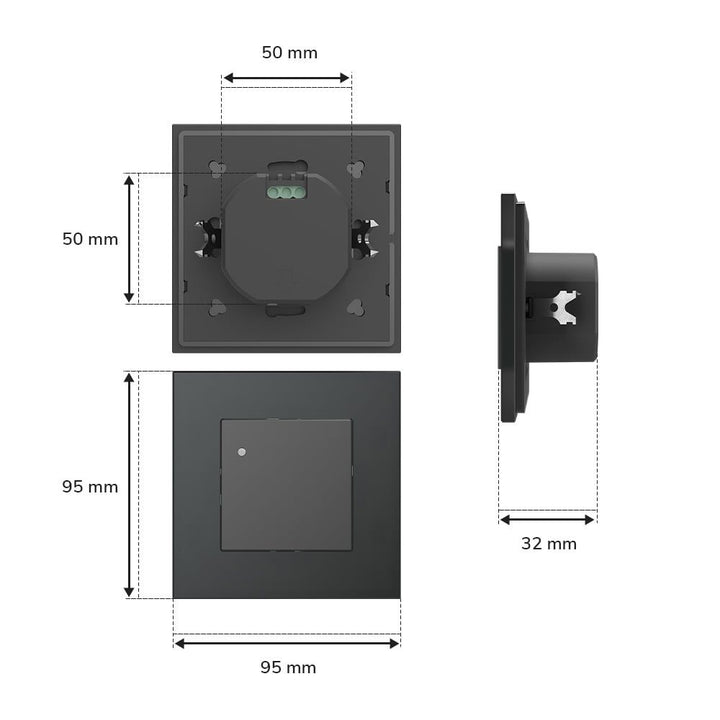 Hoftronic Microgolf Bewegingsmelder met Schemerschakelaar IP20 Inbouw 15m
