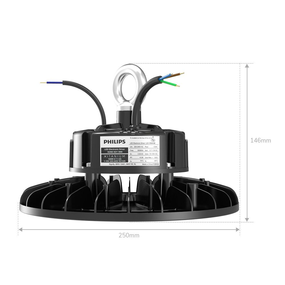 Hoftronic Mercury LED High Bay IP65 100W 16000lm 4000K