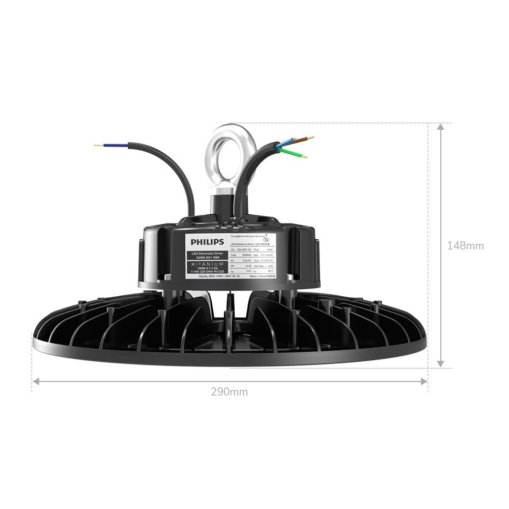 Hoftronic Mercury LED High Bay Dimbaar IP65