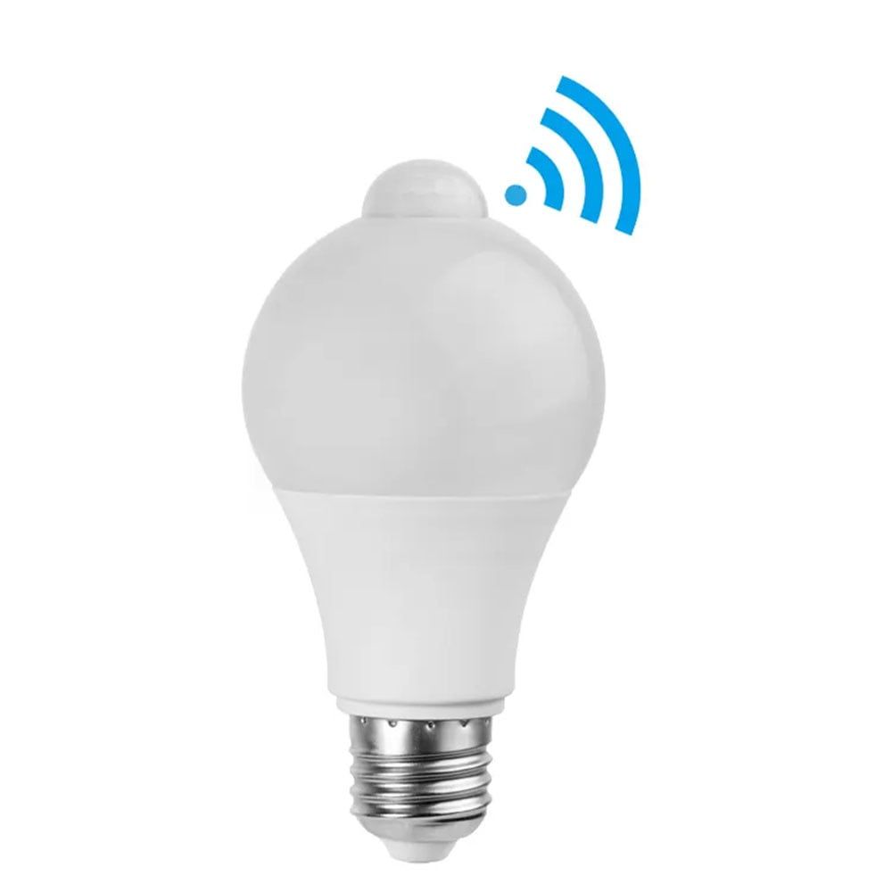 Aigostar LED Lamp A60 Sensor IP20 6W 450lm 3000K E27 10-Pack