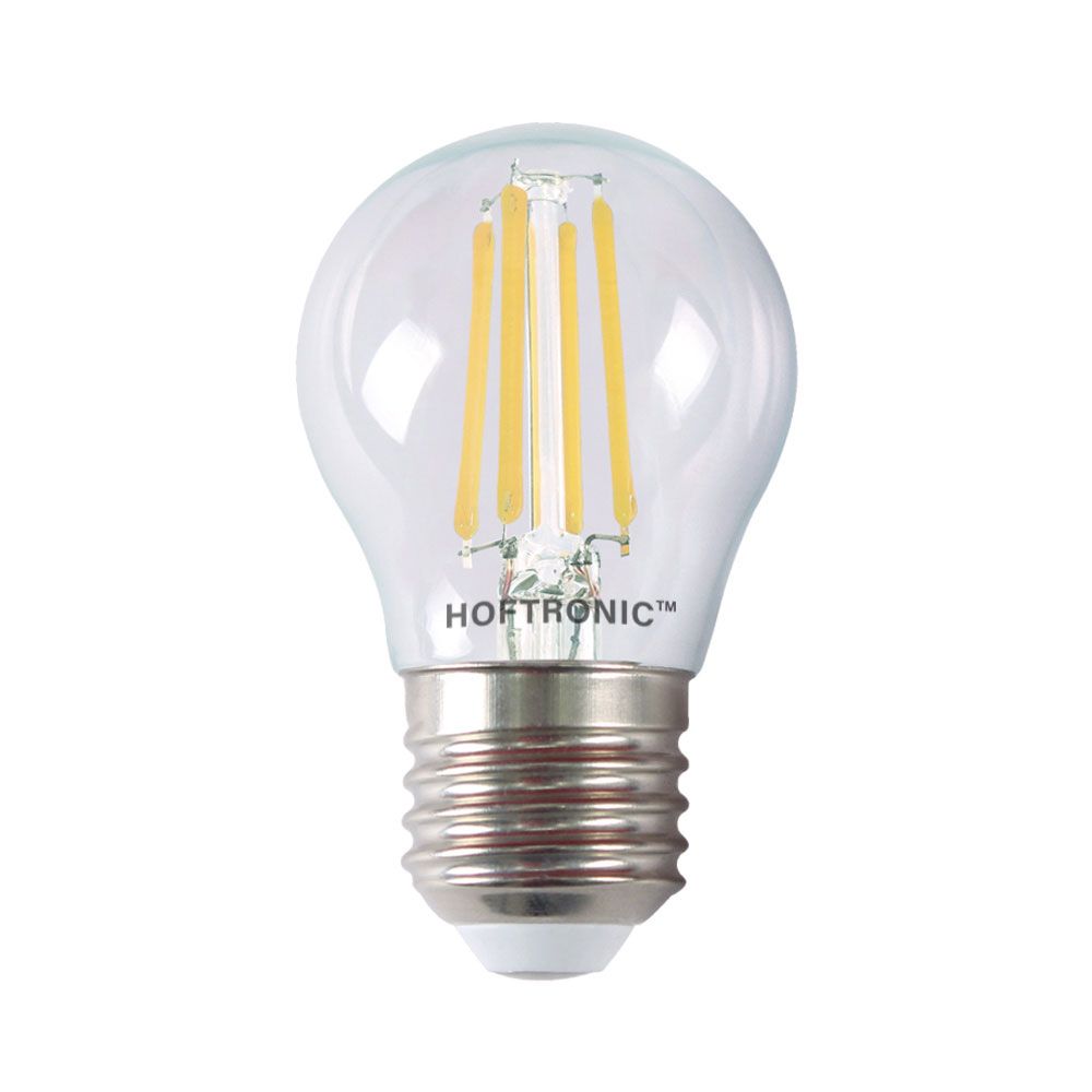Hoftronic LED Filament Lamp E27 G45 4W 470lm 2700K