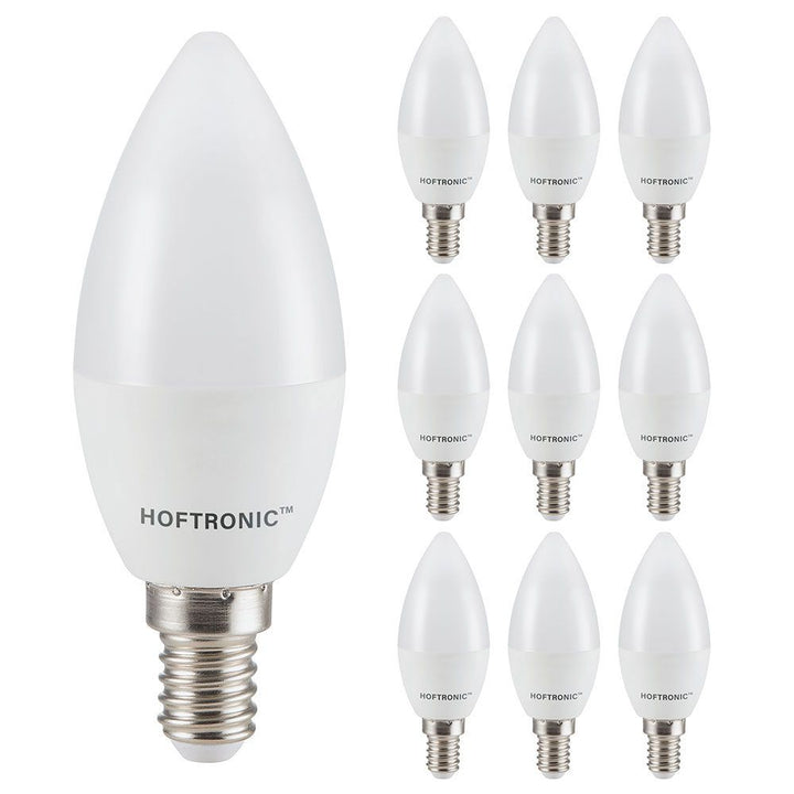 Hoftronic Kaarslamp LED C37 IP20 2.9W 250lm E14 10-Pack