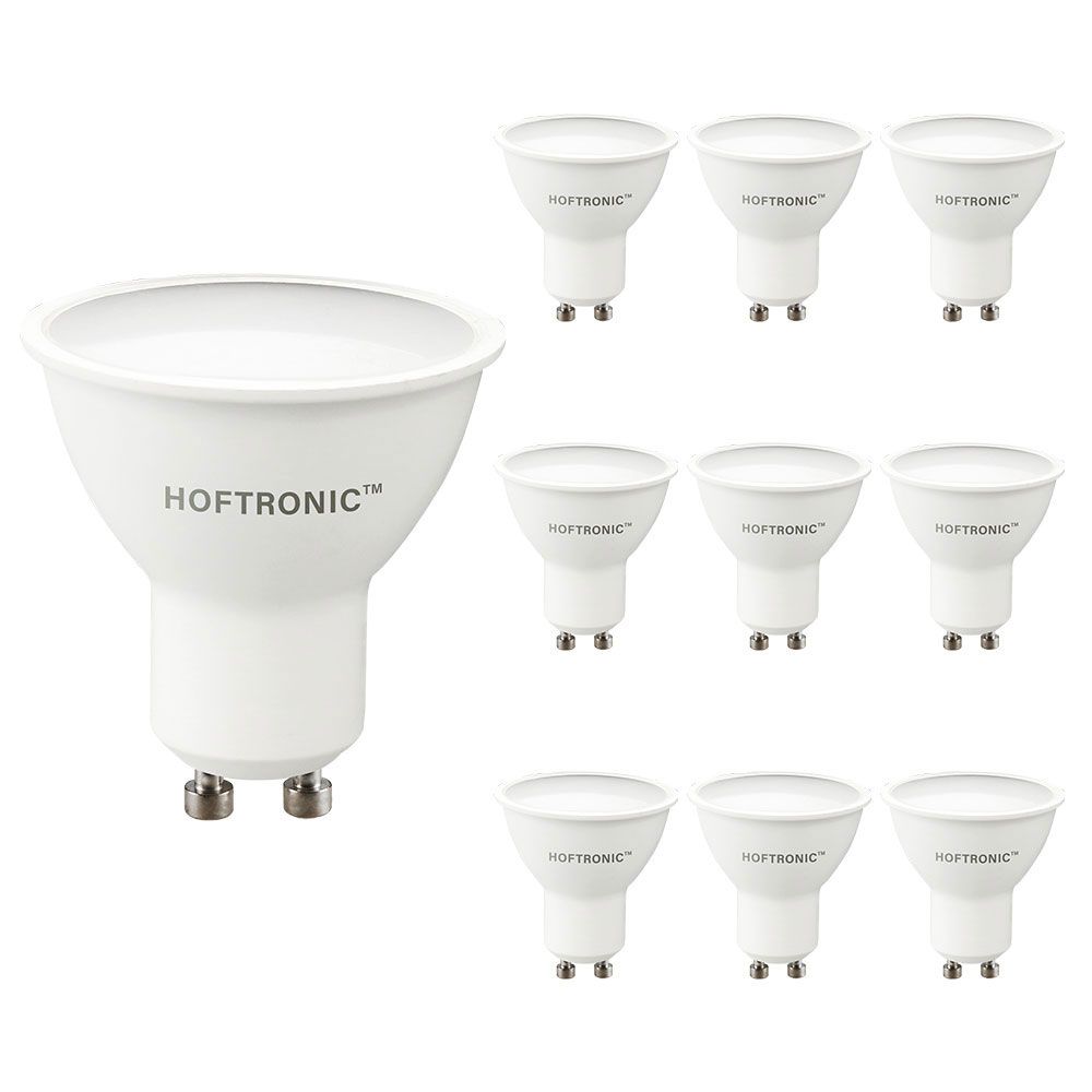 Hoftronic LED Lamp IP20 4.5W 400lm GU10 Set van 10