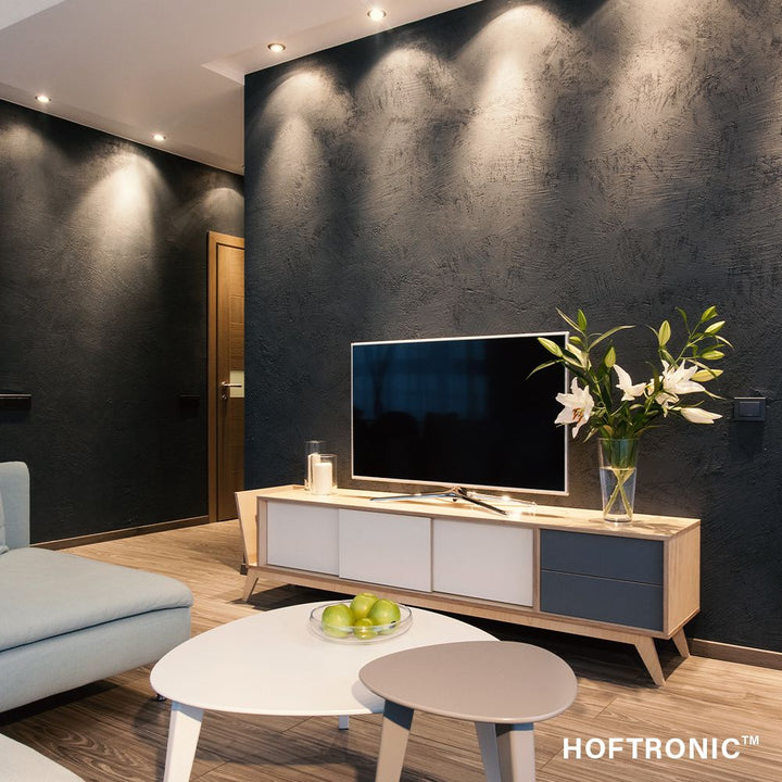 Hoftronic Bento LED Inbouwspot Armatuur IP44 GU10 8.3cm Rond Set van 6